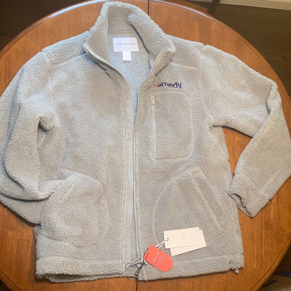 The Arrivals Sherpa Fleece Jacket Full Zip Men’s L